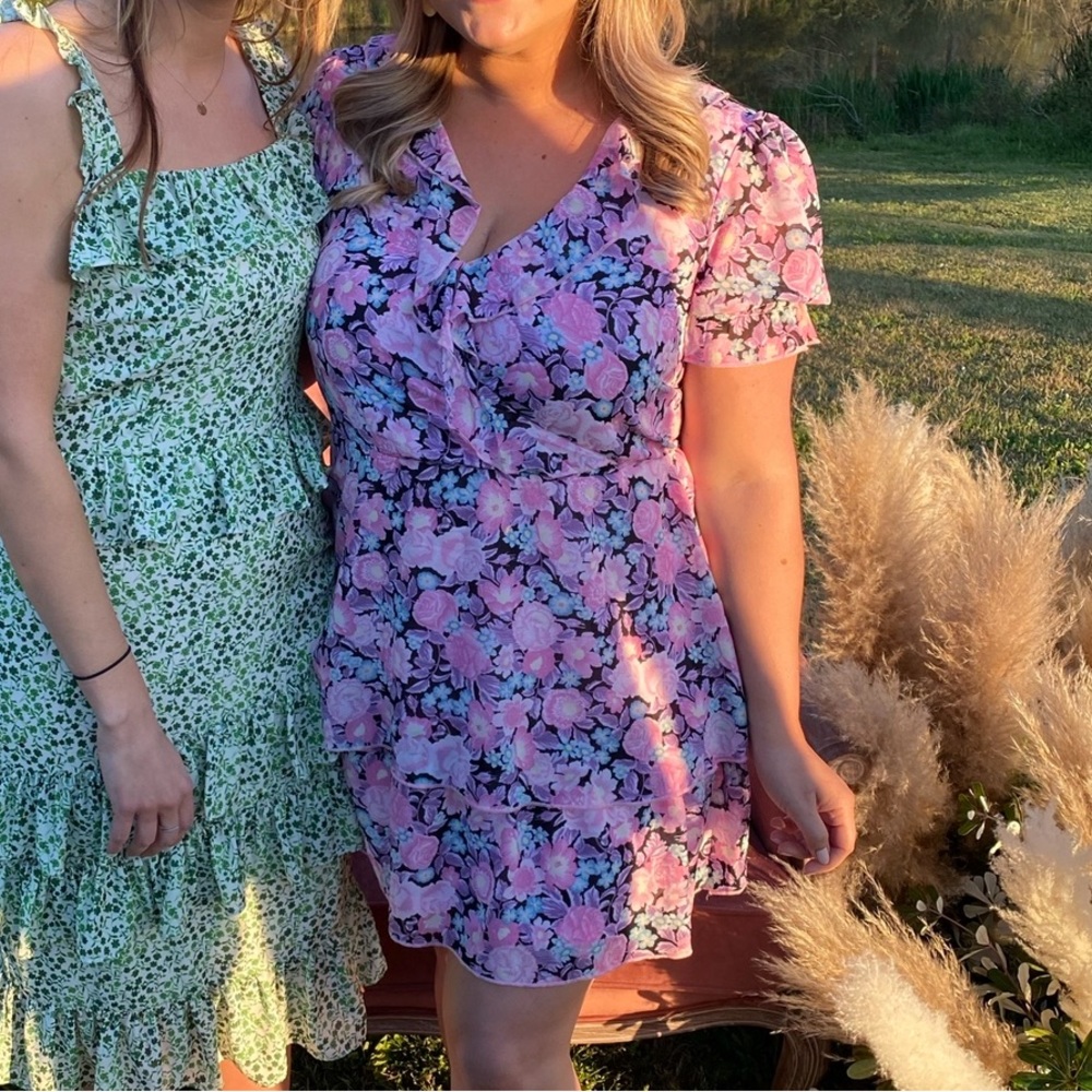 Floral mini dress